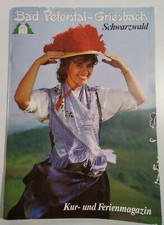 Germany Booklet Bad Peterstal-Griesbach Vtg 1980s Rare VHTF Map Nice Pics 