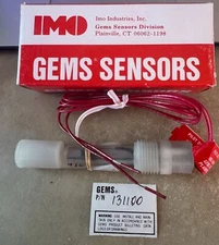 Gems Sensors Switch, Level, selectable, poly, horiz part 131100