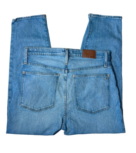 Madewell Size 31 Jeans Classic Straight in Nearwood Wash High Rise - Picture 5 of 17
