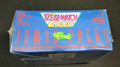 Deathwatch 2000 Trading Cards Classic Box 100 Total Jumbo Pack NOS - Picture 8 of 8