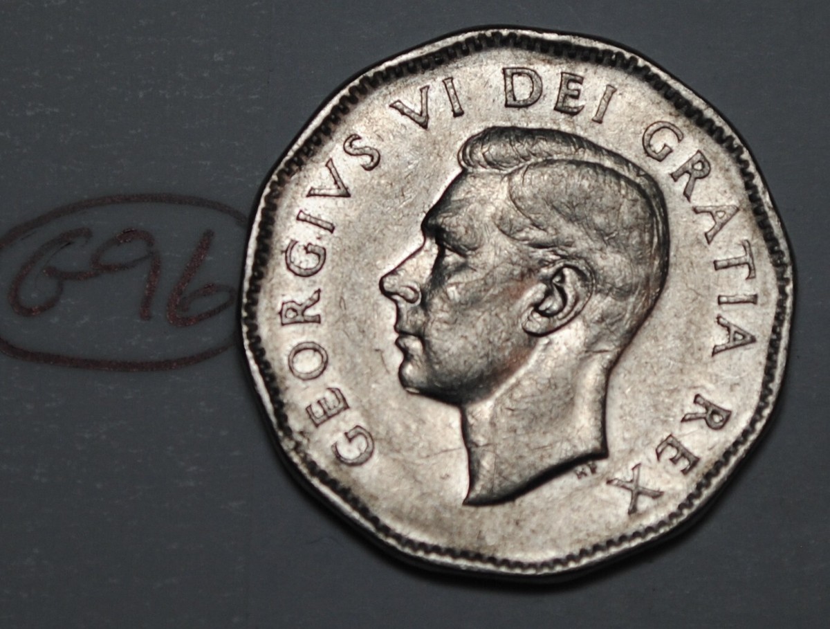 Canada 1949 5 Cents George VI Canadian Nickel Lot #G96 | eBay