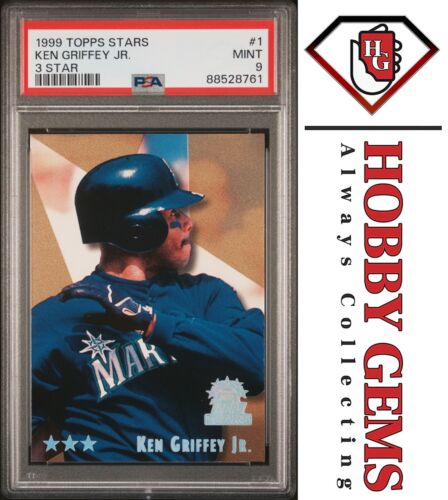 Ken Griffey Jr PSA 9 1999 Topps Stars 3 estrellas #1