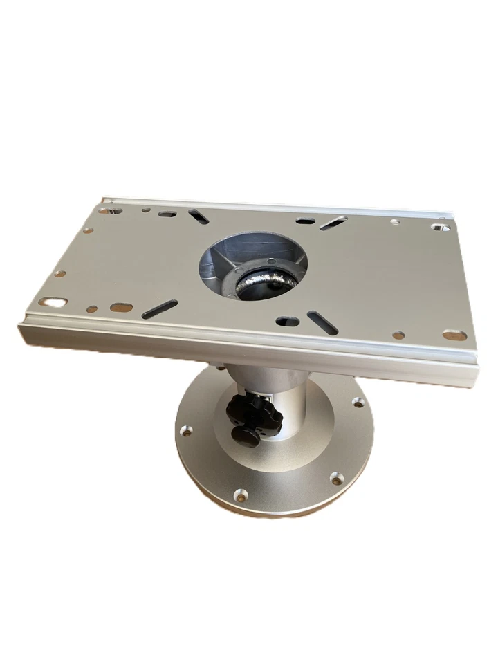 Pedestal de asiento de barco de aluminio ajustable Sport Master mate asequible 9"-11" Foto 2 de 4