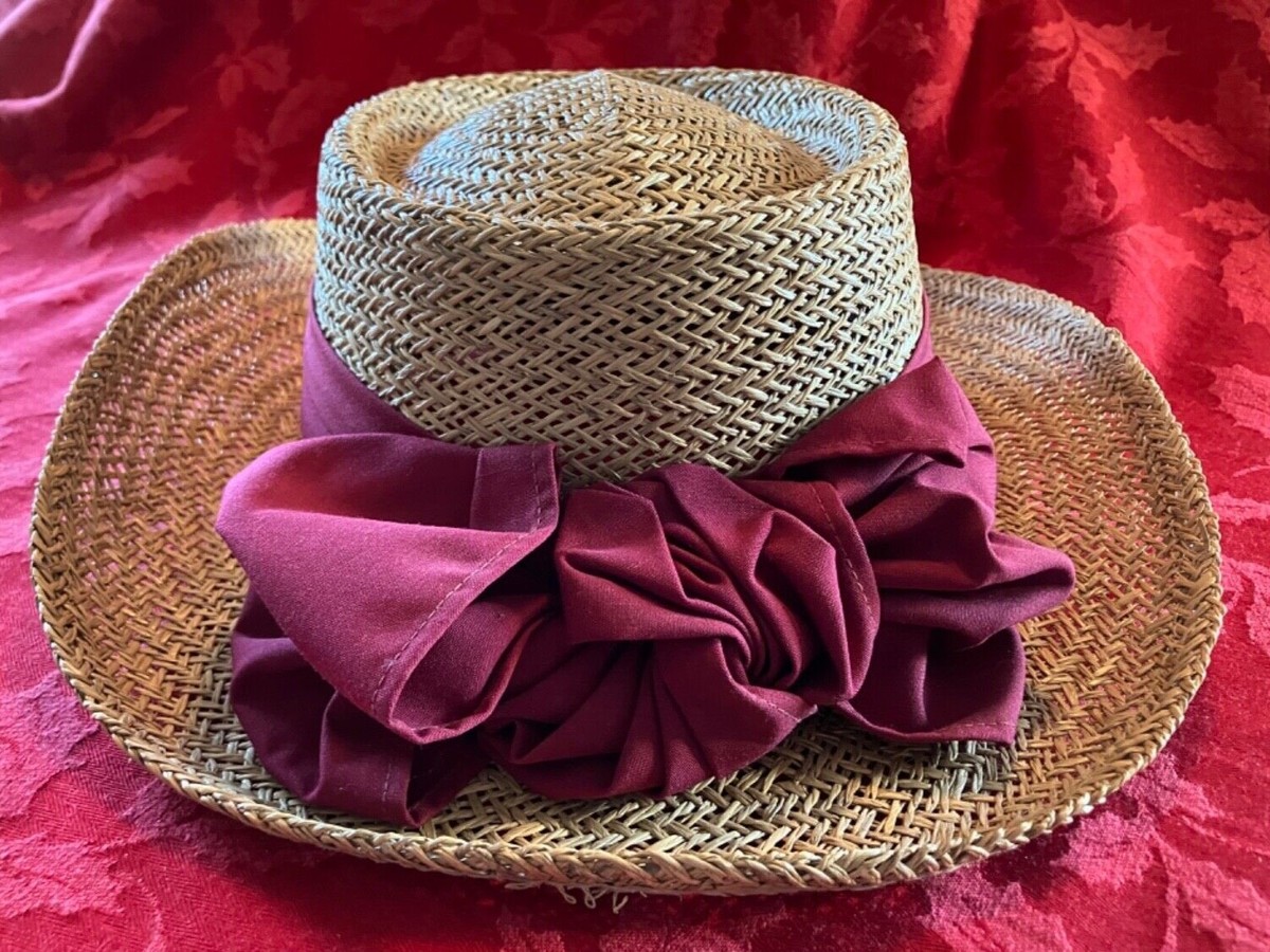FIRETHORN Women\'s 1995 US Open Shinnecock Hills Golf Club Straw Hat RARE Shinnecock Hills Golf Club US Open Championship Sun Hat  main image 4