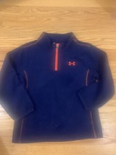 under armour 3T boy half zip fleece sweatshirt EUC