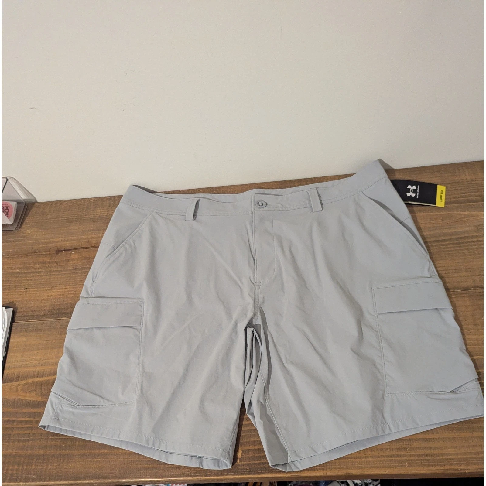 NWT Under Armour Mens Fish Pro 2.0 Cargo Shorts Size 40 Gray UPF 50+ Outdoor
Opens in a new window o