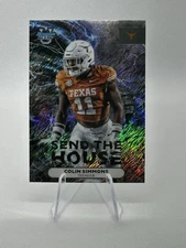 2025 Bowman U Best Football Colin Simmons Send The House Shimmer Texas