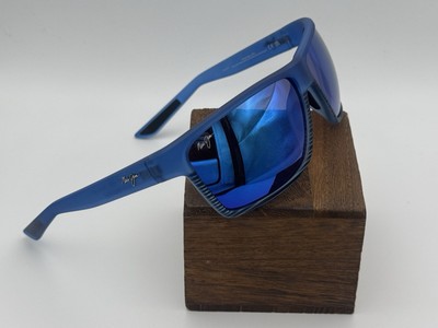 Maui Jim ALENUIHAHA B839-03S -Blue Black Stripes / Blue Hawaii | eBay