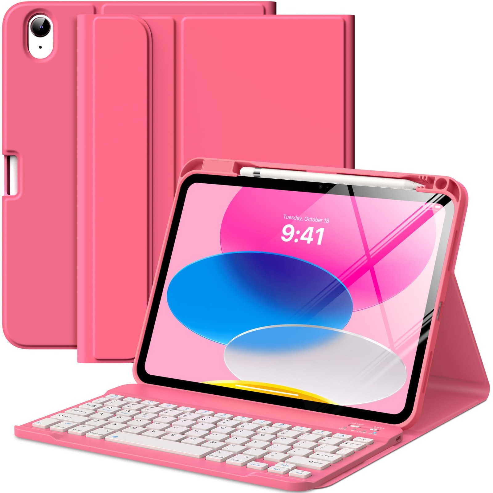 MoKo for iPad (A16) 11th Generation Case with Keyboard 11 in