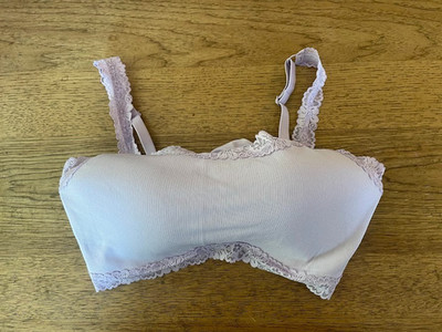 PINK Victoria's Secret Pastel Lilac XX-LARGE Seamless Lightly Lined Bralette Bra