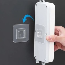 Adhesive Hooks Strong 10 Pairs No Nails Damage Waterproof Wall for Bathroom Home