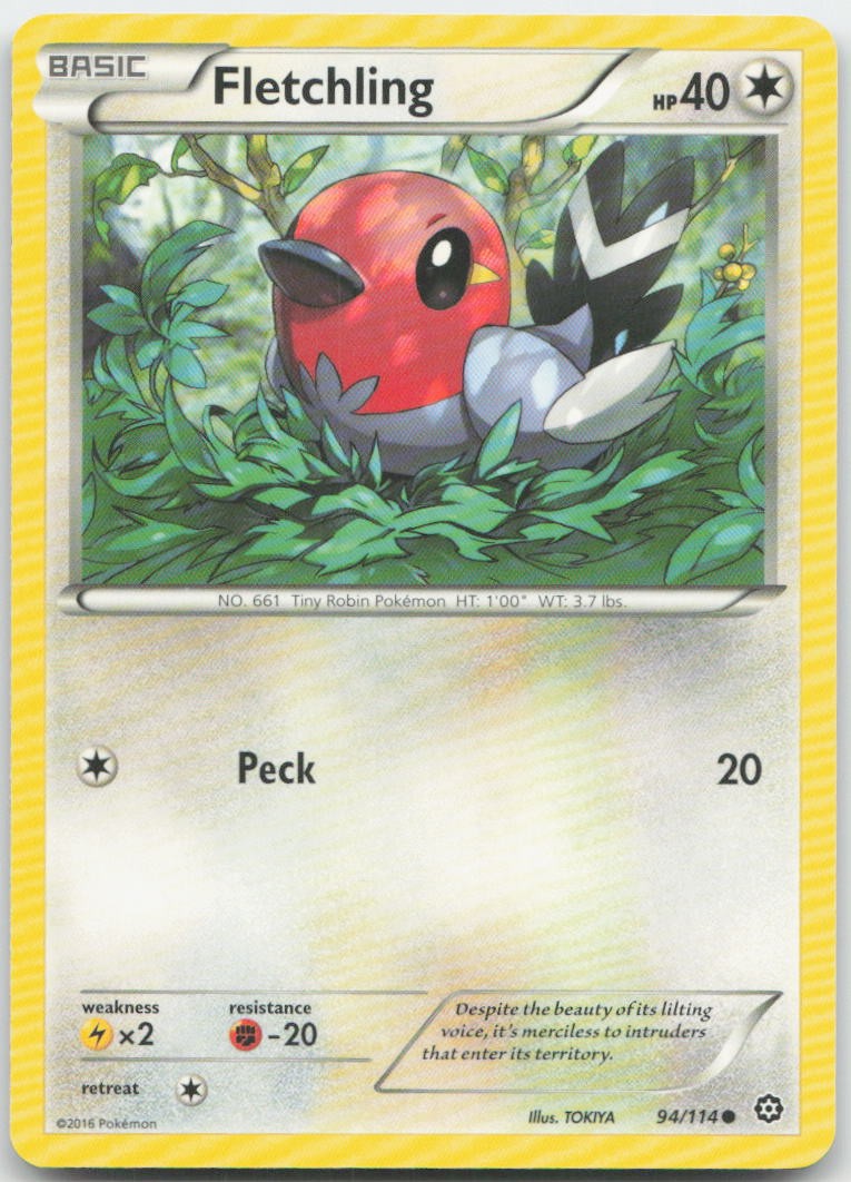 Pokemon : Fletchling Steam Siege 94/114 : C