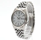 Vintage [EXC+5] Seiko 5 7S26-3110 Silver Day/Date 36mm AT Men's Watch JAPAN