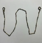 VINTAGE GOLD FILLED POCKET WATCH CHAIN TWIST LINK DOG CLIP 14”