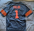 Nike Chicago Bears Justin Fields #1 On-Field NFL Jersey Men's L Navy/Orange — photo 4