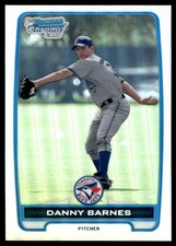2012 Bowman Chrome Prospects Refractors Danny Barnes 468/500 #BCP60