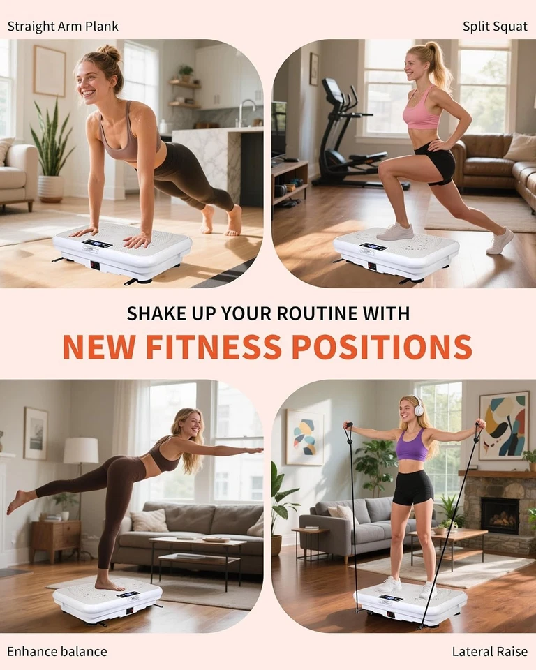 Máquina de vibração Genki OFWH017026A fitness corporal - Imagem 4 de 4