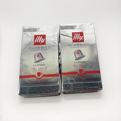 Illy Classico Roast Lungo Single Serve Coffee Capsules 20 Pods 2/27