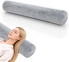 Round Body Pillow Cover, 7.9 x 47Inch/20 x 120cm Round Bolster Roll Body