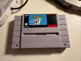 Super Nintendo SNES Console Bundle - Super Mario World, Controllers.. - Read