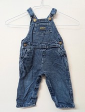 OshKosh B’gosh Vintage 80s Denim Dungarees Made in USA Age 24 Months