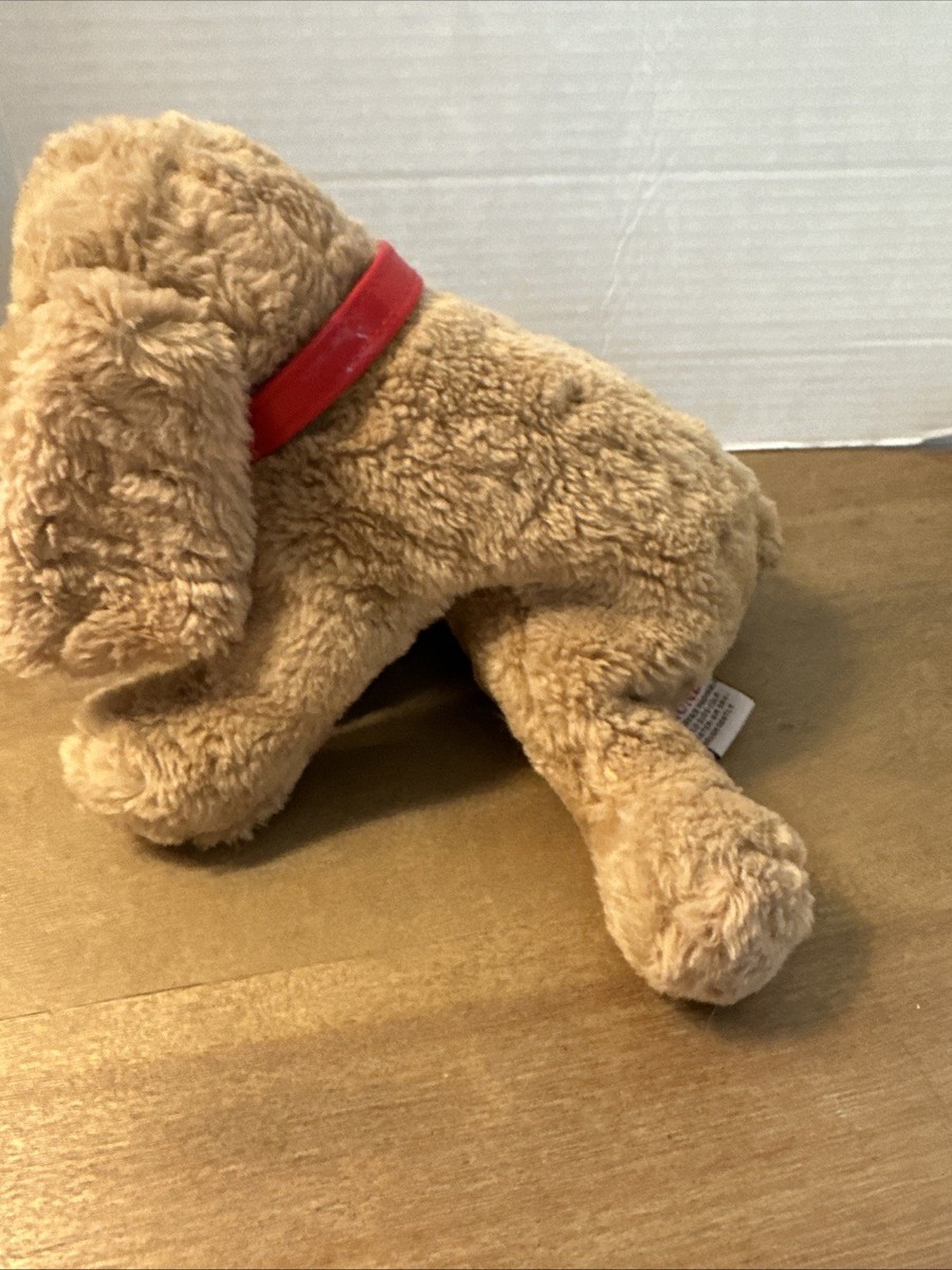 Gund 10” Brown Dog Plush With Red Collar Vintage Floppy | eBay