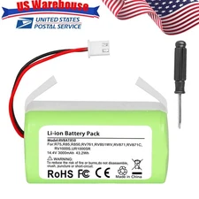 Shark RVBAT850 Battery for R75, R85, RV850, R87, RV871, S87, RV851WV (2 Prongs)
