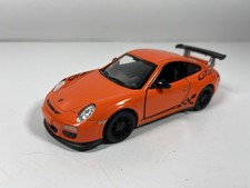 Kinsmart 2010 Porsche 911 GT3 RS Diecast Toy Model 1:36 Pull Action Orange