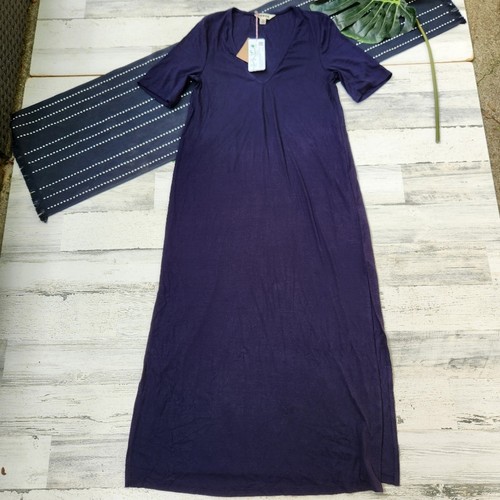 Boden Rid Jersey Midi T-Shirt Dress Navy Blue NWT Size 8 - 第 1/9 張圖片