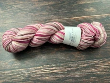 Must Stash Yarn 75/25 Merino Nylon 460y/100g Raspberry Truffle Self Striping
