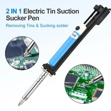 AC 220V Electric Desoldering Machine Pen Soldering Iron 30W PCB Solder Suction V