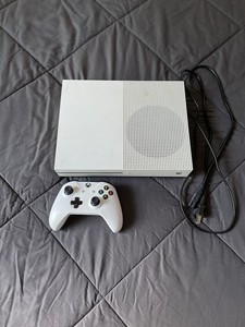 Microsoft Xbox One S 1TB White Console 4K UHD Wi-Fi w/ Controller + Cord