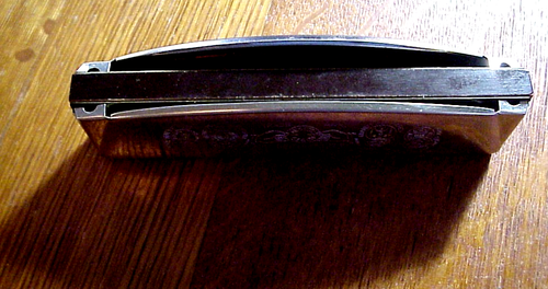 M. HOHNER ECHO Antique HARMONICA in RARE RED BOX Made in Germany - Picture 6 of 7