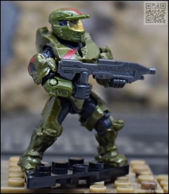 HALO MEGA CONSTRUX UNSC SPARTAN JEROME-092 HHC38 RED TEAM WARTHOG RESCUE