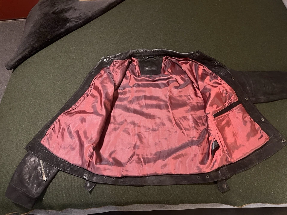 John Varvatos 100% sheep Leather Jacket Mens. EXTREMELY RARE. LIMITED EDITION🔥 - Image 3 of 4