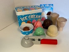 Melissa and Doug Ice Cream Scoop  Stack Cone Magnetic Play Set