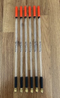6 x NG Floats Straight Crystal Loaded Waggler Floats Match Coarse Fishing