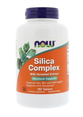 Now Foods Kieselerde Silica Komplex 180 Tabletten