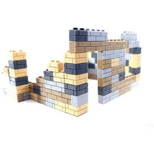 Military Battle Scene Wall Building Block Set | General Jim's Toys & Bricks | GJ