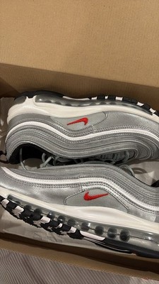 Nike Air Max 97 Silver Bullet Red Black White Men's Running Sneaker