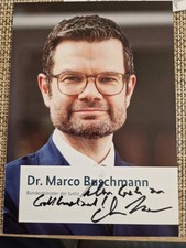 Dr. Marco Buschmann, Autogrammkarte mit pers....