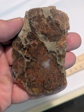 Natural Alabama Paint Rock Agate Crystal Slab