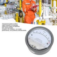 Differential Pressure Gauge Clean Room HVAC Filter Detection with Pointer Vacuum