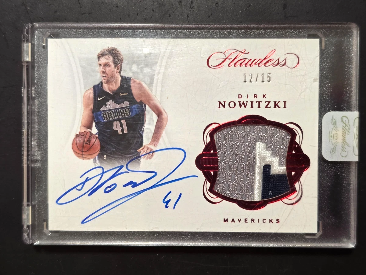 Panini Dirk Nowitzki Basketball Autographed Sports Trading Cards