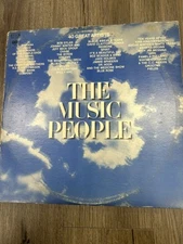 THE MUSIC PEOPLE DOUBLE VINYL LP VARIOUS ARTISTS COLUMBIA BOB DYLAN SANTANA VERY
