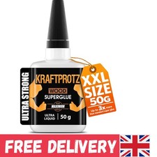 Wood Super Glue Ultra Thin – 50 G – Penetrating Capillary Adhesive For Micro