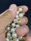 Depose Parure Gold Tone Faux Pearl Cluster Runway Necklace Bracelet Earring Set — photo 5