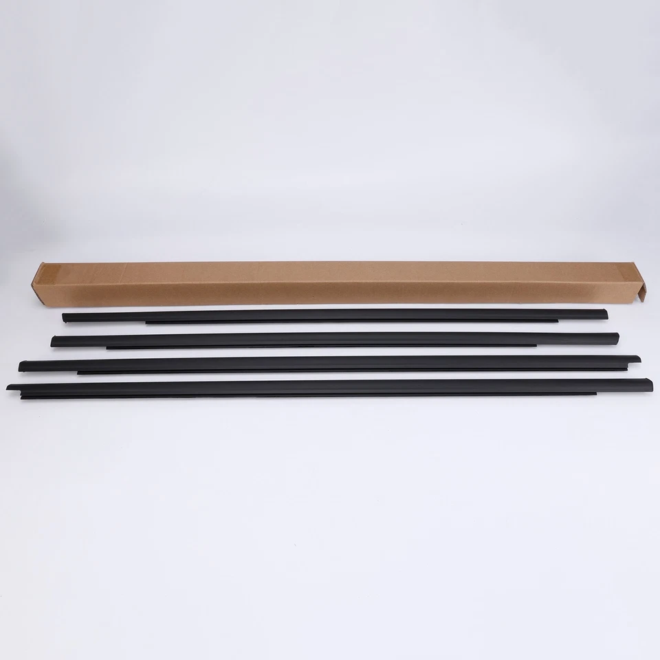 4x Outer Weatherstrip Window Sealing Strip For 2001-07 Nissan X-Trail 2.0L 2.5L - image 3 of 4