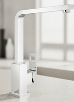 Grohe Einhand-SpüLtischbatterie Eurocube 31255 Schwenkb. Gussauslauf Supersteel