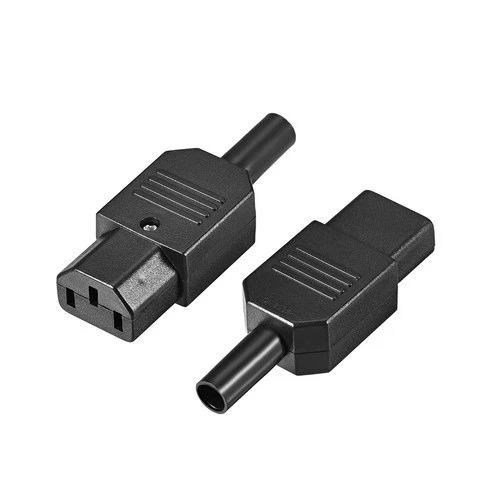 AC110-250V 10A Female IEC320 C13 Power Socket Adapter Connector 3 Terminals 2Pcs